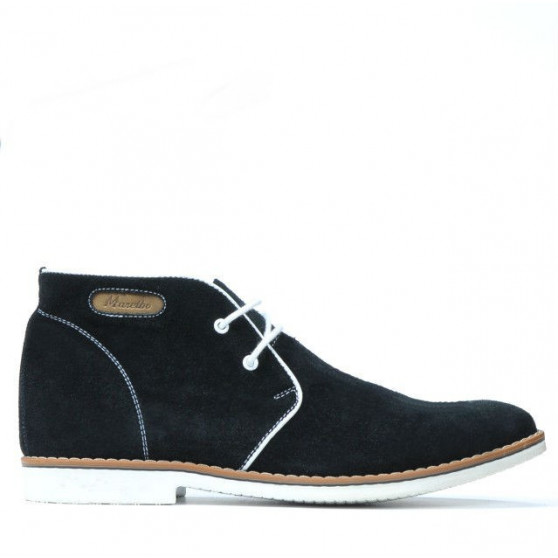 Bottes homme 454 noir velours+blanc Bottes homme 454 noir velours+blanc