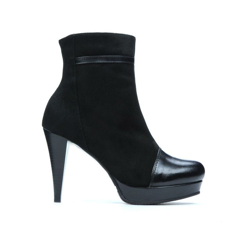 Bottes femme 1130 noir antilope combiné