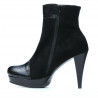 Bottes femme 1130 noir antilope combiné