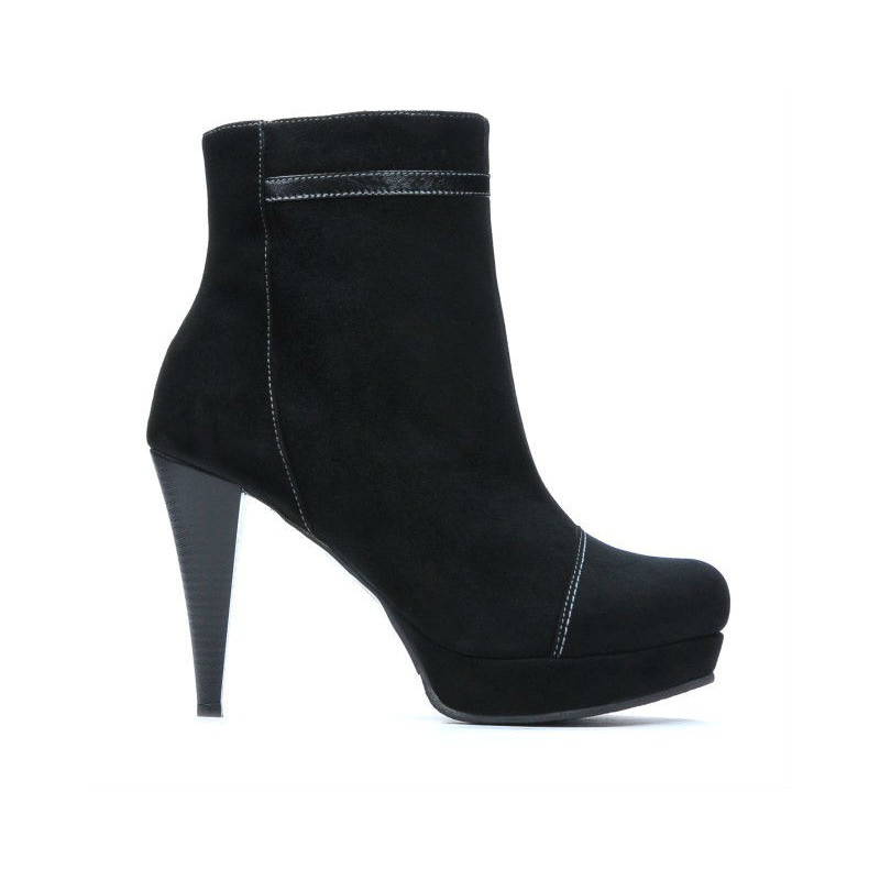 Bottines femme 1130 noir antilope