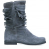 Bottes femme 3242 gris velours