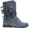 Bottes femme 3242 gris velours