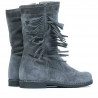 Bottes femme 3242 gris velours