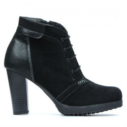 Bottes femme 1137 noir antilope combiné