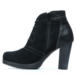 Bottes femme 1137 noir antilope combiné