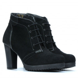 Bottes femme 1137 noir antilope combiné