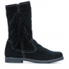 Bottes femme 3242 velours noir