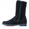 Bottes femme 3242 velours noir