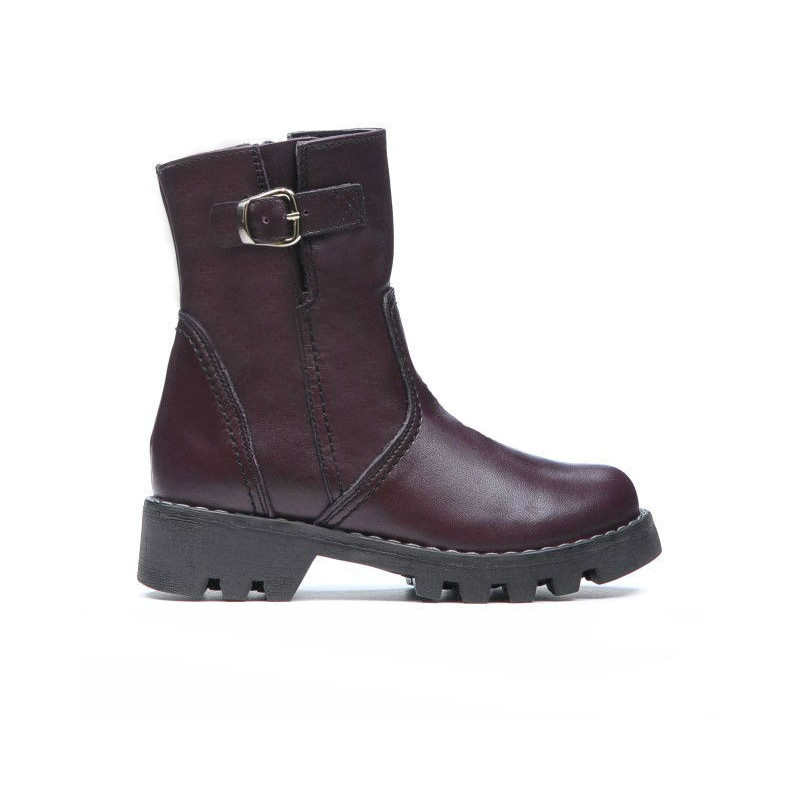 Bottes enfants petits 33c bordeaux