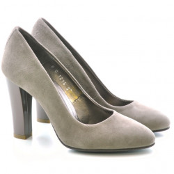 Chaussures élégantes femme 1214 capuccino antilope