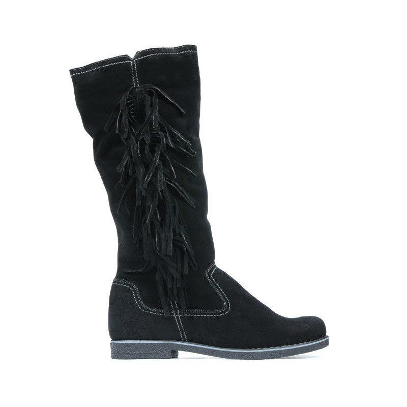 Bottes femme 3243 noir velours