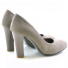 Chaussures élégantes femme 1214 capuccino antilope
