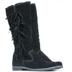 Bottes femme 3243 noir velours