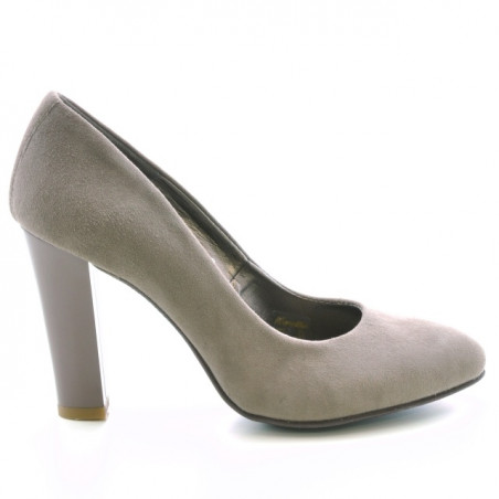 Chaussures élégantes femme 1214 capuccino antilope