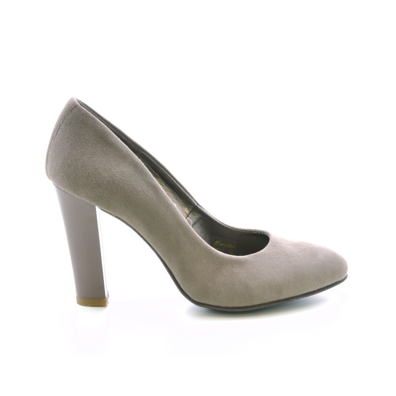 Chaussures élégantes femme 1214 capuccino antilope
