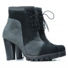 Bottes femme 1135 gris antilope+noir