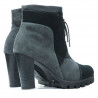Bottes femme 1135 gris antilope+noir