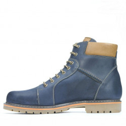 Bottes hommes 489 tuxon indigo+marron