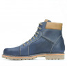 Bottes hommes 489 tuxon indigo+marron