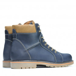 Bottes hommes 489 tuxon indigo+marron