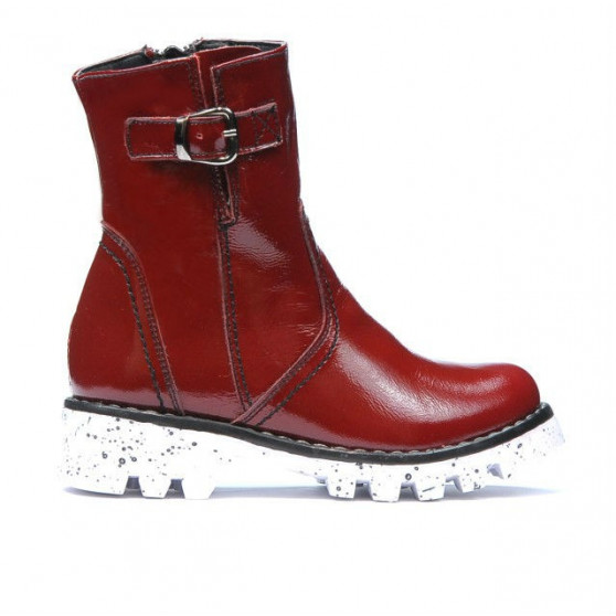 Bottes enfant 33c vernis bordeaux Bottes enfant 33c vernis bordeaux