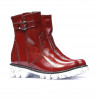Bottes enfant 33c vernis bordeaux