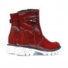 Bottes enfant 33c vernis bordeaux