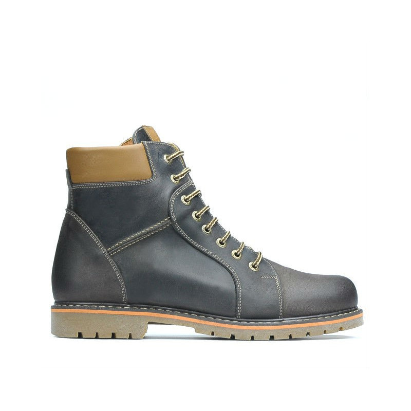 Bottes hommes 489 tuxon café+marron