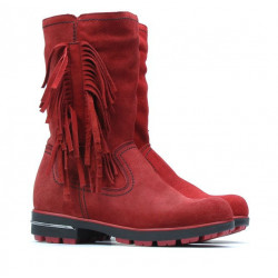 Bottes enfants 3208 rouge velours