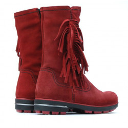 Bottes enfants 3208 rouge velours