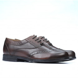 Chaussures élégantes adolescents 393 a marron