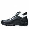 Bottes adolescents 436 noir+blanc