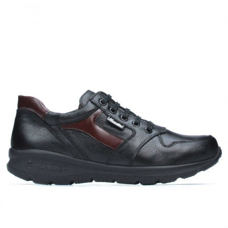 Baskets adolescents 397 noir+bordeaux