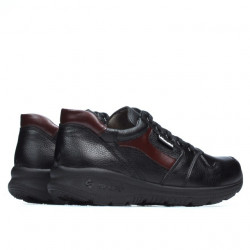 Baskets adolescents 397 noir+bordeaux