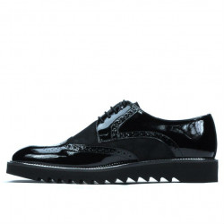 Chaussures casual homme 831 vernis noir combiné