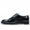 Chaussures casual homme 831 vernis noir combiné