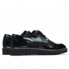 Chaussures casual homme 831 vernis noir combiné