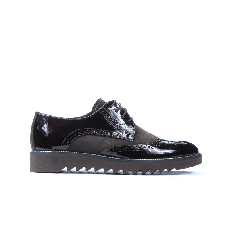 Chaussures décontractées hommes 831 laque café combiné