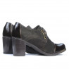 Chaussures décontractées femme 667 vernis café combiné