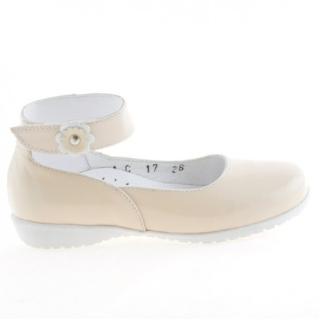 Chaussures petits enfants 17c vernis rose clair