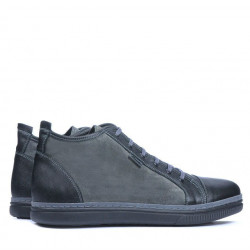 Bottes homme 480 noir+gris
