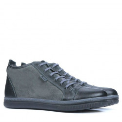 Bottes homme 480 noir+gris