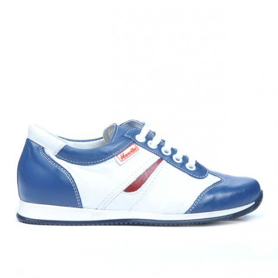 Chaussures enfants 136 indigo+blanc