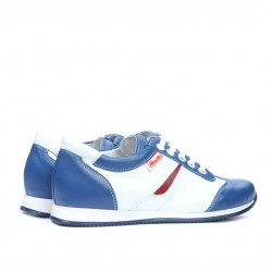 Chaussures enfants 136 indigo+blanc