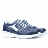 Baskets adolescents 397 indigo+blanc