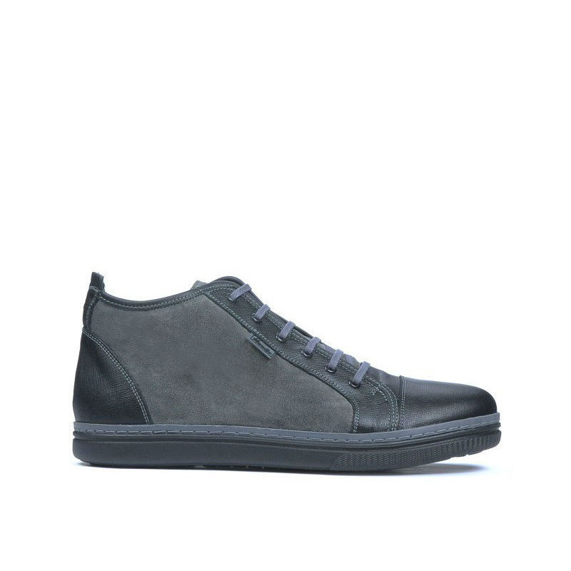 Bottes homme 480 noir+gris