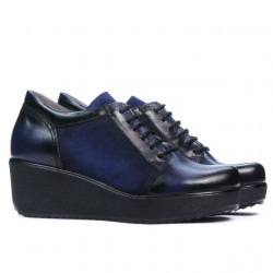 Chaussures casual femme 668 indigo combiné