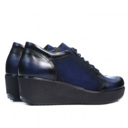 Chaussures casual femme 668 indigo combiné