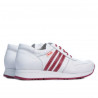 Baskets femme 665 blanc+rouge