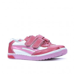 Chaussures enfants petits 16c rose+blanc